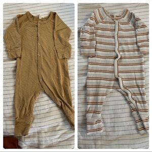 Quincy Mae, Rylee & Cru Gender Neutral Snap Sleepers 3/6 Months